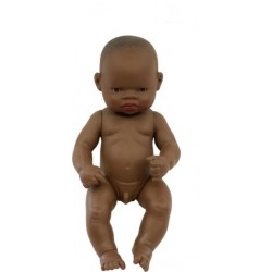 MUÑECO 32 CMS AFRICANO NIÑO