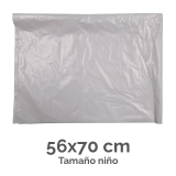 BOLSA DISFRACES PLASTICO 56X70 BLANCO