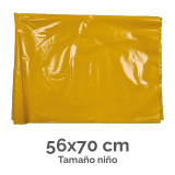 BOLSA DISFRACES PLASTICO 56X70 AMARILLO