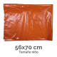 BOLSA DISFRACES PLASTICO 56X70 NARANJA