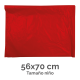 BOLSA DISFRACES PLASTICO 56X70 ROJO