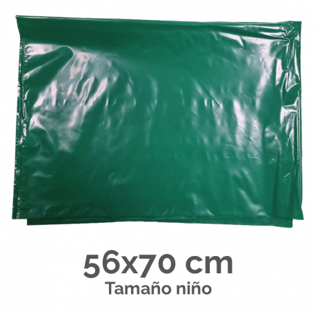 BOLSA DISFRACES PLASTICO 56X70 VERDE