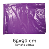 BOLSA DISFRACES PLASTICO 65X90 VIOLETA