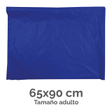 BOLSA DISFRACES PLASTICO 65X90 AZUL OSCURO