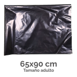 BOLSA DISFRACES PLASTICO 65X90 NEGRA