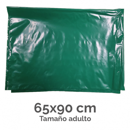 BOLSA DISFRACES PLASTICO 65X90 VERDE OSCURO