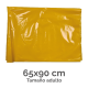 BOLSA DISFRACES PLASTICO 65X90 AMARILLA