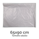 BOLSA DISFRACES PLASTICO 65X90 BLANCA