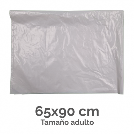 BOLSA DISFRACES PLASTICO 65X90 BLANCA