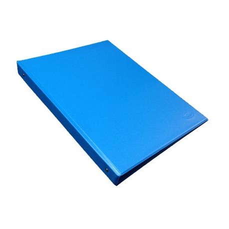 CARPETA PVC FOLIO 4 ANILLAS DE 25 AZUL